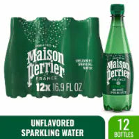 Maison Perrier Ultimate Sparkling Water Plastic Water Bottles 12 pack / 16.9 fl oz