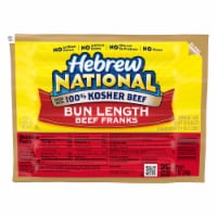 Hebrew National Bun Length Beef Franks 12 OZ