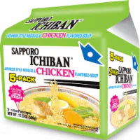 Sapporo Ichiban® Japanese Style Noodles & Chicken Flavored Soup Family Pack 5 ct / 3.5 oz