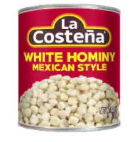 La Costena® White Hominy Mexican Style 6.6 lbs