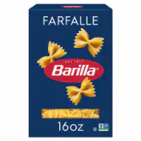 Barilla Farfalle Pasta Quality Non-GMO and Kosher Certified Pasta 16 oz
