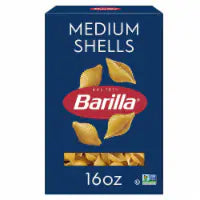 Barilla Medium Pasta Shells, Quality Non-GMO and Kosher Certified Pasta
