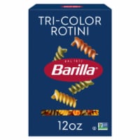 Barilla Tri-Color Rotini pasta, Quality Non-GMO and Kosher Certified Pasta 12 oz