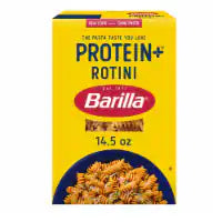 Barilla Protein+ (Plus) Rotini Pasta Non-GMO and Kosher Certified Plant Based Protein Pasta