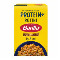 Barilla Protein+ (Plus) Rotini Pasta Non-GMO and Kosher Certified Plant Based Protein Pasta 14.5 oz