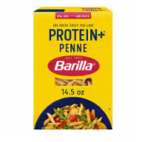Barilla Protein+ (Plus) Penne Pasta Non-GMO and Kosher Certified Plant Based Protein Pasta