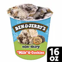 Ben & Jerry's Dairy Free "Milk" & Cookies Frozen Dessert Pint