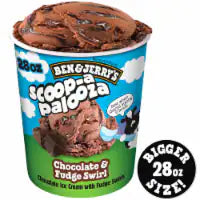 Ben & Jerry's Scoop-apalooza Chocolate & Fudge Swirl 28 oz