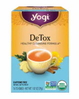 Yogi DeTox Herbal Tea Bags 16 ct