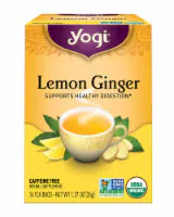 Yogi Lemon Ginger Herbal Tea Bags 16 ct