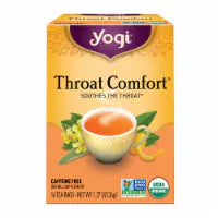Yogi Throat Comfort Herbal Tea Bags 16 ct