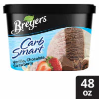 Breyers Vanilla Chocolate Strawberry CarbSmart 48.00 fl oz