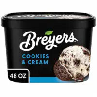 Breyers Frozen Dairy Dessert Cookies and Cream 48 oz