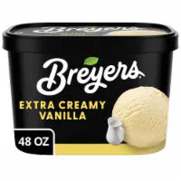 Breyers Frozen Dairy Dessert Extra Creamy Vanilla 48 oz
