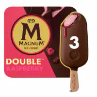 Magnum Ice Cream Bars Double Raspberry 3 Bars