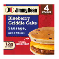 Jimmy Dean® Blueberry Griddle Cake Sausage Egg and Cheese Sandwiches 18.8 OZ