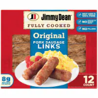Jimmy Dean® Fully Cooked Original Pork Breakfast Sausage Links 9.6 OZ