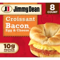 Jimmy Dean® Frozen Bacon Egg and Cheese Croissant Breakfast Sandwiches 8 count