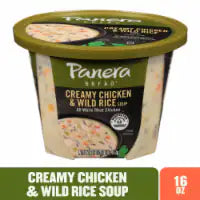 Panera Bread Ready-to-Heat Gluten Free Creamy Chicken & Wild Rice Soup 16oz Cup