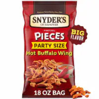 Snyder's® of Hanover Pretzel Pieces Hot Buffalo Wing Party Size 18oz