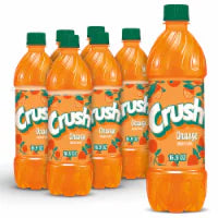 Crush Orange Caffeine Free Soda Bottles 6 pk / 16.9 fl oz