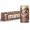 A&W® Root Beer Soda Mini Cans 10 pk / 7.5 fl oz
