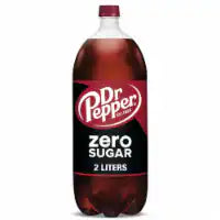 Dr Pepper Zero Sugar Soda Bottle 2 L