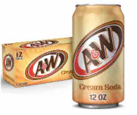 A&W® Cream Soda Cans 12 pk / 12 fl oz