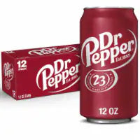 Dr Pepper Soda Cans 12 pk / 12 fl oz