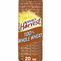 Nature's Harvest Whole Wheat Bread 20 oz
