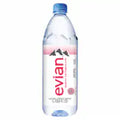Evian Natural Spring Water Bottle 1 L