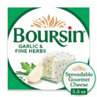 Boursin Garlic & Fine Herbs Gourmet Cheese 5.3 oz