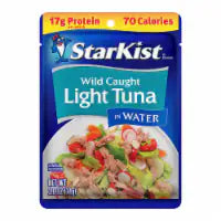 StarKist® Light Wild Caught Tuna in Water Pouch 2.6 oz