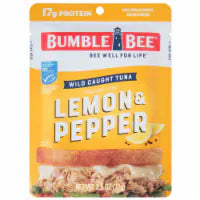 Bumble Bee® Lemon & Pepper Seasoned Tuna Pouch With Spork 2.5 oz
