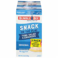 Bumble Bee® Snack On The Run Tuna Salad Kit 3 pk / 3.5 oz