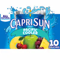 Capri Sun Pacific Cooler Mixed Fruit Juice Box Pouches 10 ct