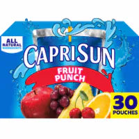 Capri Sun Fruit Punch Juice Box Pouches 30 ct