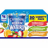 Capri Sun Roarin' Waters Variety Pack Flavored Water Kids Drink Pouches 30 ct