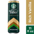 Starbucks® Tripleshot® Energy Rich Vanilla Iced Coffee Can 11 fl oz