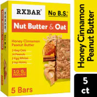RXBAR® Nut Butter and Oat Honey Cinnamon Peanut Butter Protein Bars 5 ct