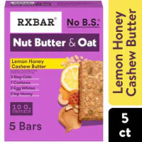 RXBAR® Nut Butter and Oat Lemon Honey Cashew Butter Protein Bars 5 ct