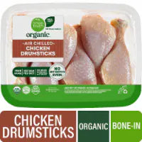 Simple Truth Organic® Fresh Chicken Drumsticks about 1.3 pounds