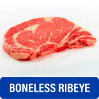 Choice Boneless Ribeye Beef Steak 1 pound
