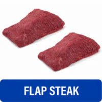 Choice Flap Beef Steak Value Pack (About 2 per Pack) about 1 pound each