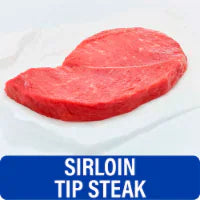 Choice Round Sirloin Tip Beef Steaks (1-2 per Pack) about 1 pound