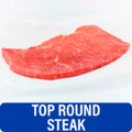 Choice Boneless Top Round Beef Steak (1 Steak) about 1 pound