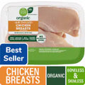 Simple Truth Organic® Boneless & Skinless Fresh Organic Chicken Breasts about 1.3 pounds