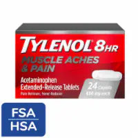 Tylenol 8 Hour Muscle Aches & Pain Tablets With Acetaminophen 24 ct