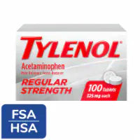 Tylenol Regular Strength Tablets With 325 Mg Acetaminophen 100 ct