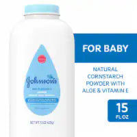 Johnson's Cornstarch Baby Powder with Aloe & Vitamin E 15 oz